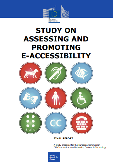Capa - Study on assessing and promoting e-accessibility